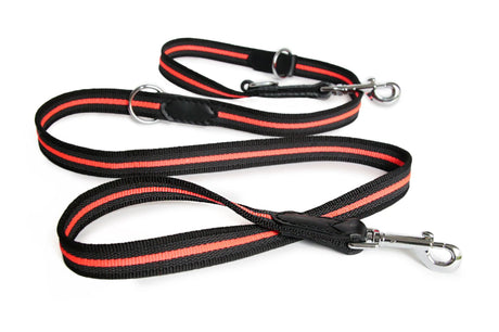 Alvalley Reflective Anti - Slip Multiuse Snap Leash (6ft x 1 in) | Dog Leashes | pethousekh