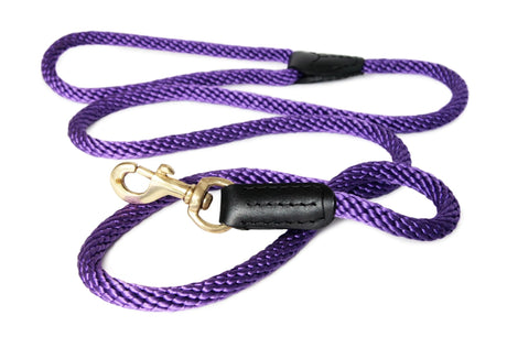 Alvalley Rope Leather Dog Lead 4ft x 3/4in Durable | Dog Leashes | pethousekh