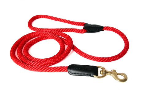 Alvalley Rope Leather Dog Lead 4ft x 3/4in Durable | Dog Leashes | pethousekh
