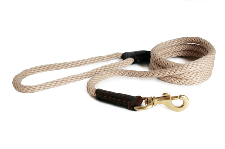 Alvalley Rope Leather Dog Lead 4ft x 3/4in Durable | Dog Leashes | pethousekh