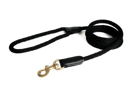Alvalley Rope Leather Dog Lead 4ft x 3/4in Durable | Dog Leashes | pethousekh