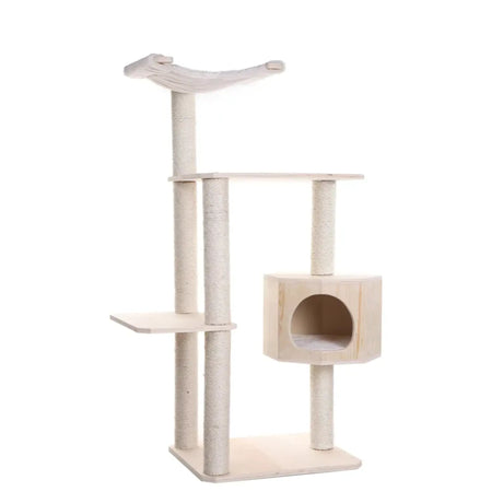 Armarkat Premium Scots Pine 54 - Inch Cat Tree W Three Levels | Scratchers | pethousekh