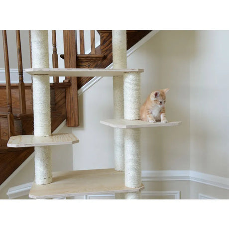 Armarkat Premium Scots Pine 89" Cat Tree Tower W 7 Levels | Scratchers | pethousekh