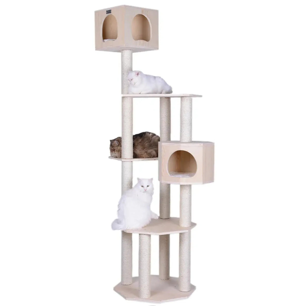 Armarkat Premium Scots Pine Cat TreeTall Sturdy Cat Tower | Scratchers | pethousekh