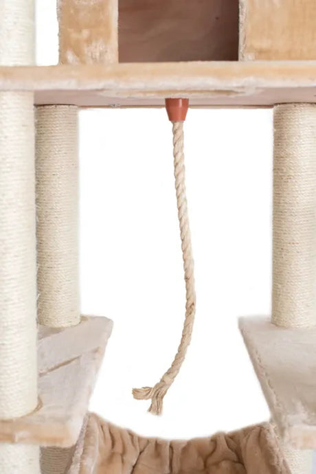 Armarkat Real Wood 72" Beige Cat Tree SratchIng Post A7202 | Scratchers | pethousekh