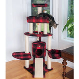 Armarkat Real Wood Spacious Thick Fur Cat Tower W Lounge | Scratchers | pethousekh