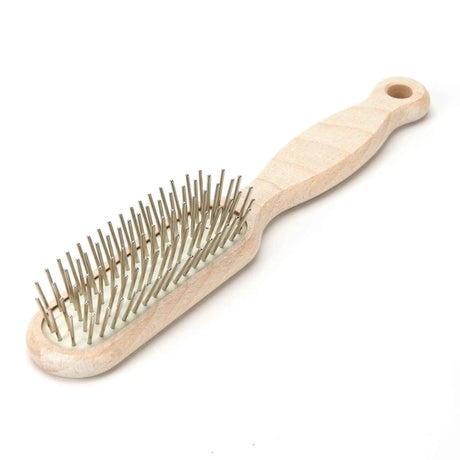 AS Wooden Pin Brush Oblong | Tools | pethousekh