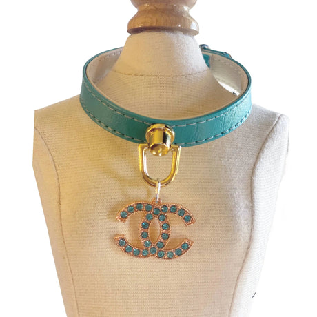 Azure CC Collar | Dog Collars | pethousekh