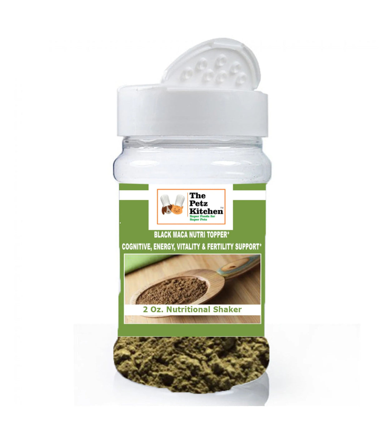 Black Maca - Cognitive Energy & Fertility Support* The Petz Kitchen - Organic & Human Grade Ingredients For Home Prepared Meals & Treats | Animal Vitamins & Supplements | pethousekh