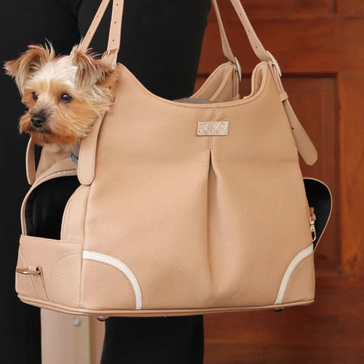 Blue Lapis Mia Michele Dog Carry Bag | Dog Clothes | pethousekh