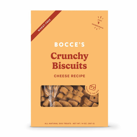 Bocce's Bakery Cheese Biscuit Boxes Dog Treats 14oz | Biscuits & Crunchy Treats | pethousekh