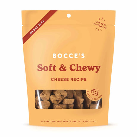 Bocce's Bakery Cheese Soft & Chewy Dog Treats 6oz | Soft & Chewy Treats | pethousekh