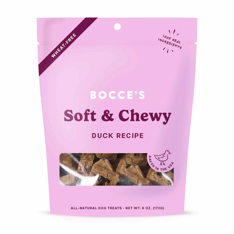 Bocce's Bakery Duck Flavor Soft Chewy Dog Treats 6oz | Soft & Chewy Treats | pethousekh