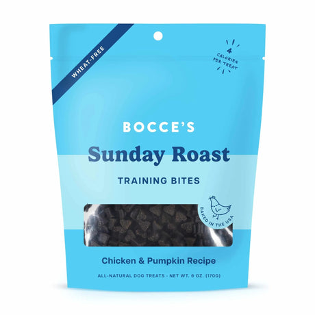 Bocce's Bakery Sunday Roast Training Bites Dog Treats 6oz | Soft & Chewy Treats | pethousekh