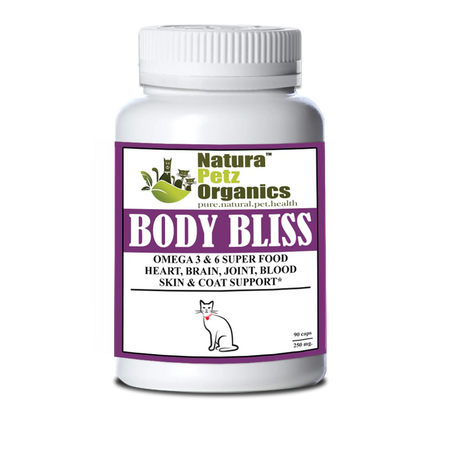 Body Bliss - Omega 3 & 6 Super Food + Heart, Brain Joint, Blood & Coat Support* | Animal Vitamins & Supplements | pethousekh