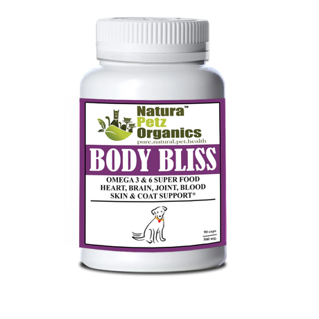 Body Bliss - Omega 3 & 6 Super Food + Heart, Brain Joint, Blood & Coat Support* | Animal Vitamins & Supplements | pethousekh