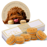 Bonne et Filou Handmade Dog Macarons, Box of 6 Flavors | Dog Treats | pethousekh