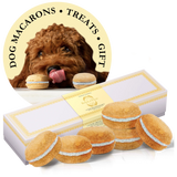 Bonne et Filou Handmade Dog Macarons, Box of 6 Flavors | Dog Treats | pethousekh