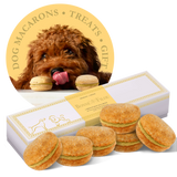 Bonne et Filou Handmade Dog Macarons, Box of 6 Flavors | Dog Treats | pethousekh