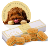 Bonne et Filou Handmade Dog Macarons, Box of 6 Flavors | Dog Treats | pethousekh