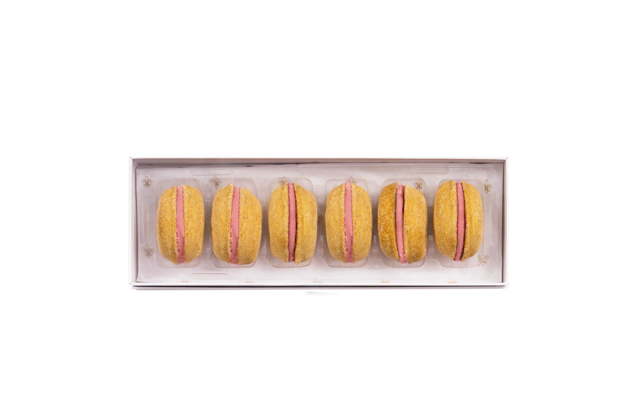 Bonne et Filou Handmade Dog Macarons, Box of 6 Flavors | Dog Treats | pethousekh