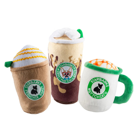 Caffeinated Pup Bundle Squeaker Dog Toy | Dog Toys | pethousekh