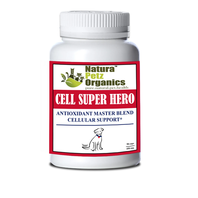 Cell Super Hero Max* Antioxidant Master Blend Cellular Support* Dogs Cats | Animal Vitamins & Supplements | pethousekh