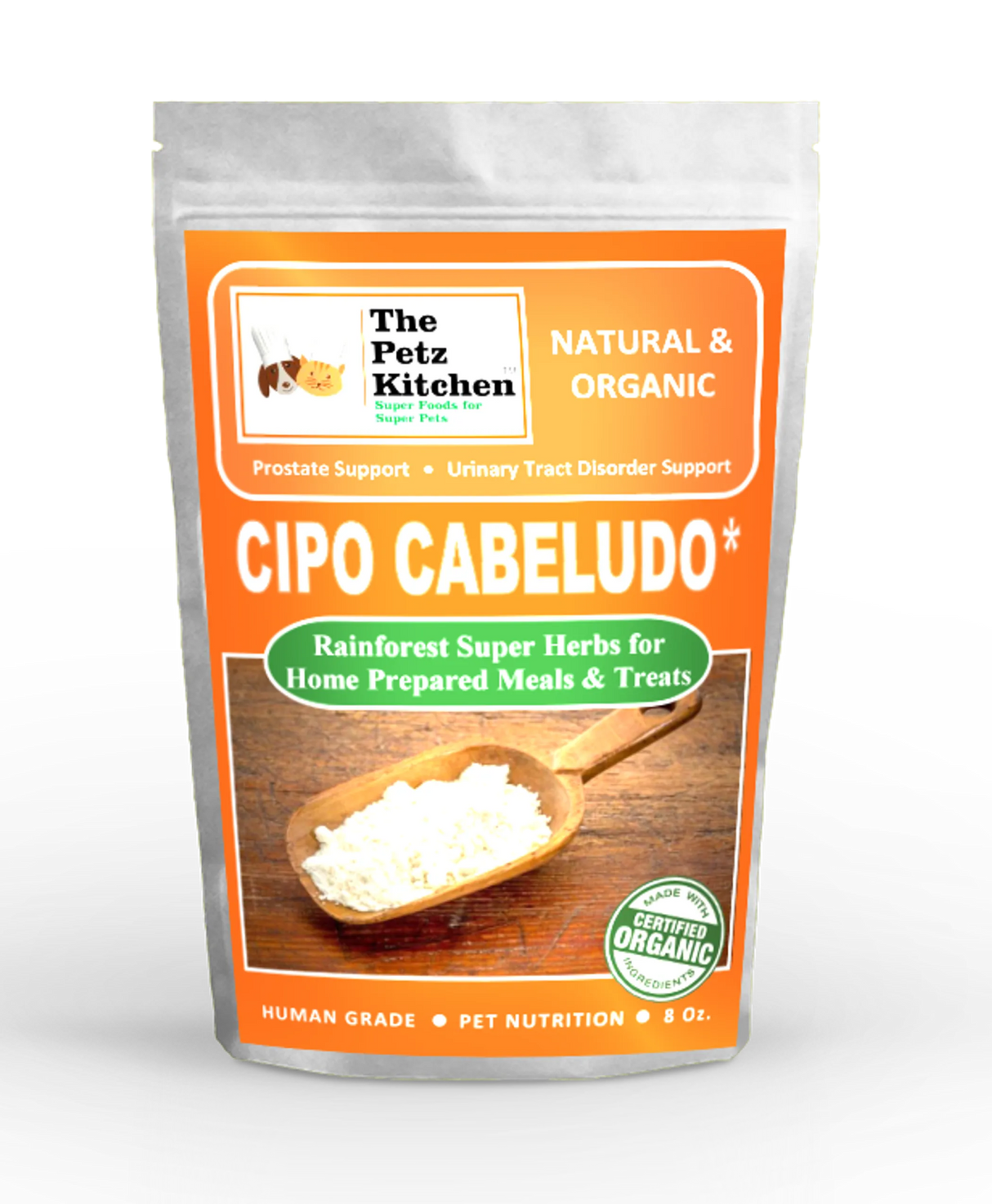 Cipo Cabeludo Powder - Prostate & Urinary Tract Disorder Support* | Animal Vitamins & Supplements | pethousekh
