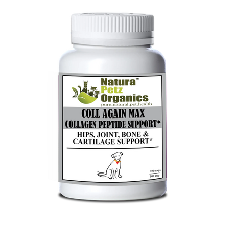 Coll Again Max Collagen Peptide Support Capsules* Hips, Joint, Bone & Cartilage Support* Dogs & Cats* | Animal Vitamins & Supplements | pethousekh
