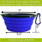 Collapsible Silicone Travel Bowls | Food & Water Bowls | pethousekh