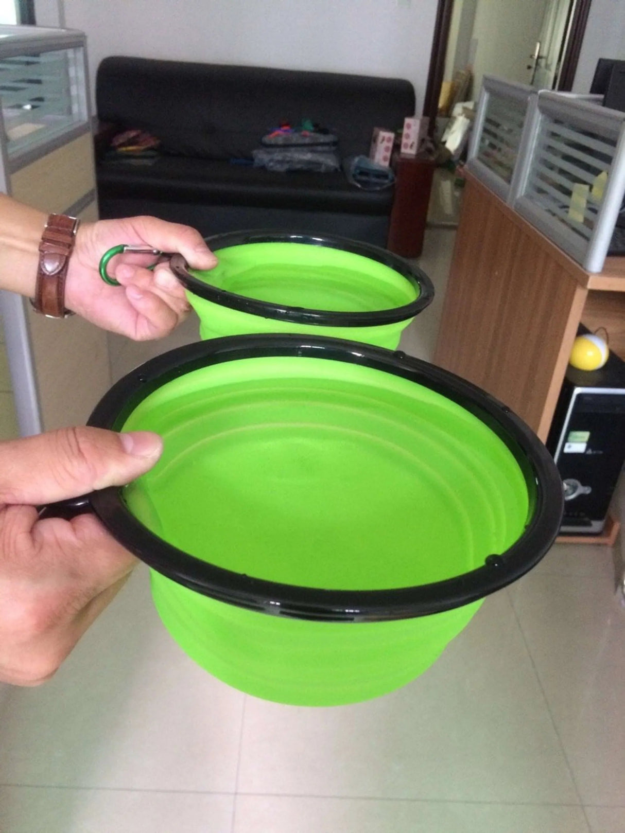 Collapsible Silicone Travel Bowls | Food & Water Bowls | pethousekh