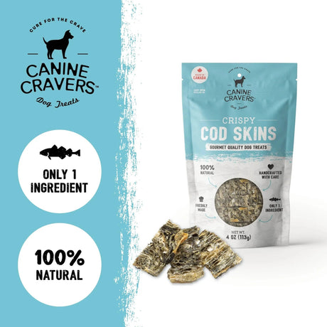 Crispy Cod Skins | Dog Treats | pethousekh