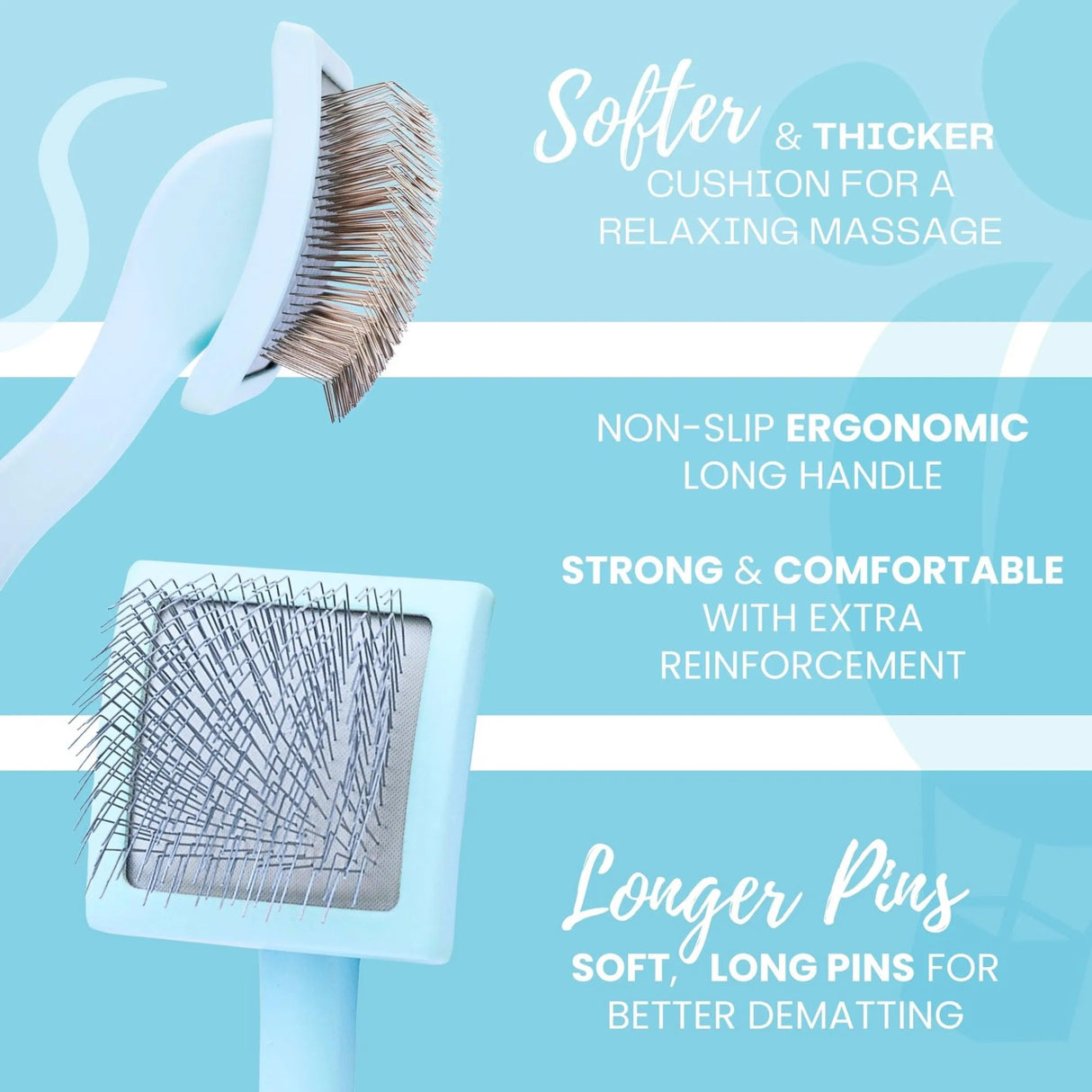 Curved Slicker Brush - Baby | Tools | pethousekh