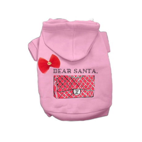 Dear Santa Hoodie | Dog Clothes | pethousekh