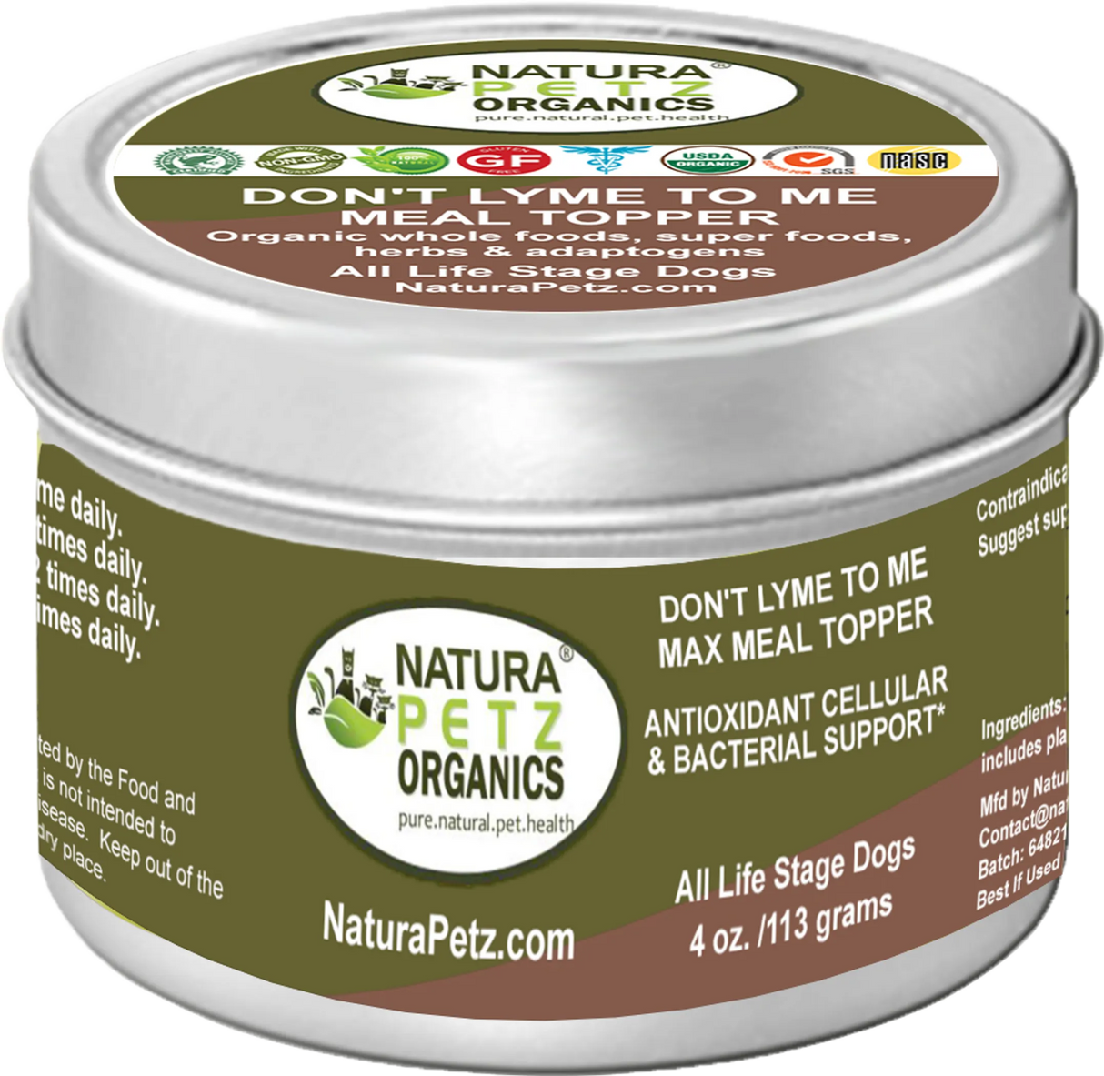 Don'T Lyme To Me Max Meal Topper* Antioxidant Cellular & Bacterial Support* Dogs & Cats* | Dog Food Toppers | pethousekh