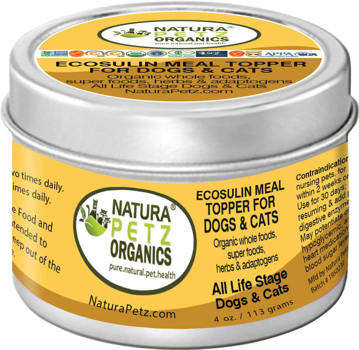 Ecosulin Meal Topper Pancreatic Support Meal Topper For Dogs And Cats* | Dog Food Toppers | pethousekh
