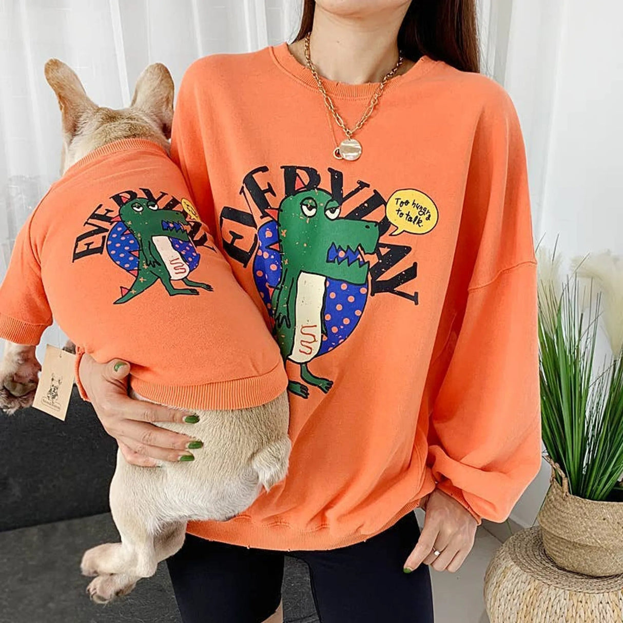 Everyday Dinosaur - Matching Pet and Owner Clothing Set | Apparel | pethousekh