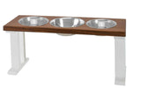 Farmhouse 3 Bowl Elevated Regular Feeder | Pet Feeders | pethousekh