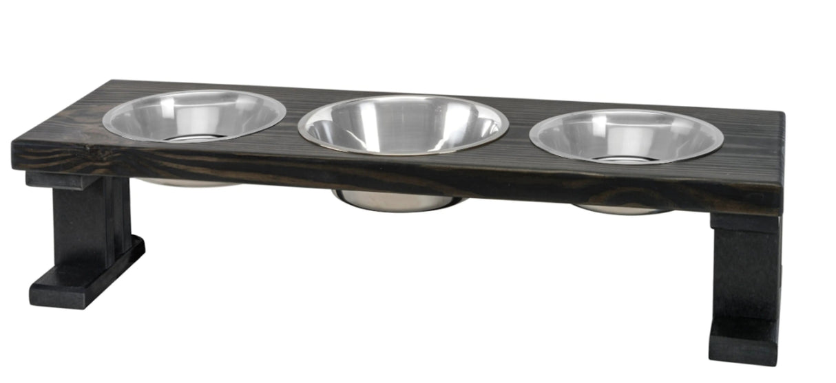 Farmhouse 3 Bowl Elevated Regular Feeder | Pet Feeders | pethousekh