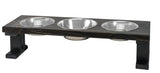 Farmhouse 3 Bowl Elevated Regular Feeder | Pet Feeders | pethousekh