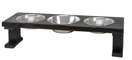 Farmhouse 3 Bowl Elevated Regular Feeder | Pet Feeders | pethousekh