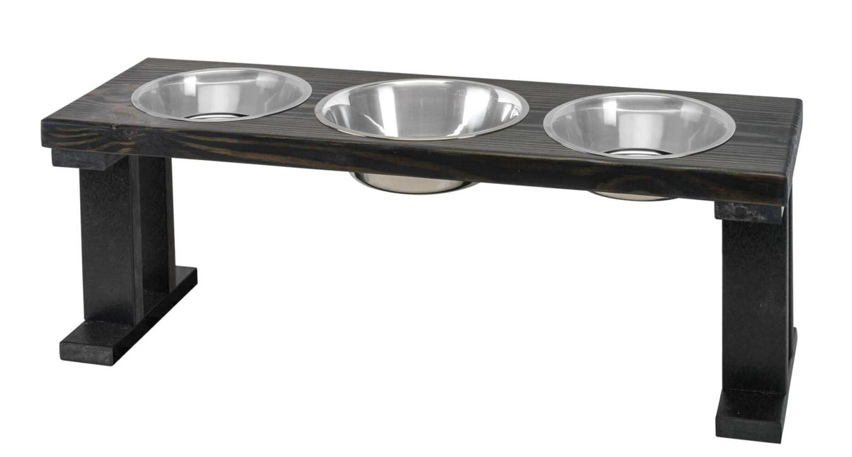 Farmhouse 3 Bowl Elevated Regular Feeder | Pet Feeders | pethousekh