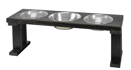 Farmhouse 3 Bowl Elevated Regular Feeder | Pet Feeders | pethousekh