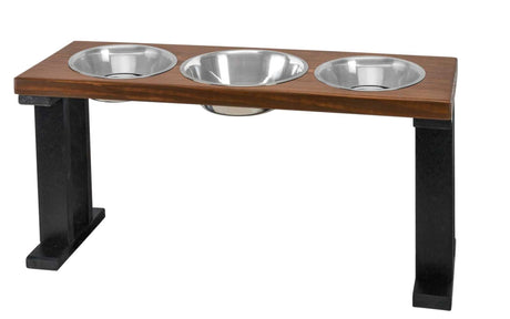 Farmhouse 3 Bowl Elevated Regular Feeder | Pet Feeders | pethousekh