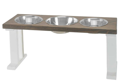 Farmhouse 3 Bowl Elevated Regular Feeder | Pet Feeders | pethousekh