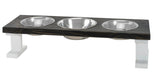Farmhouse 3 Bowl Elevated Regular Feeder | Pet Feeders | pethousekh