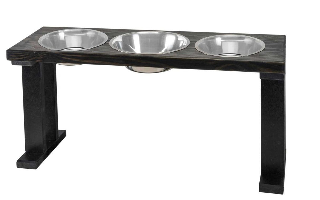Farmhouse 3 Bowl Elevated Regular Feeder | Pet Feeders | pethousekh