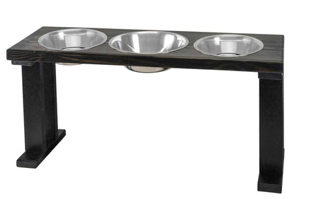 Farmhouse 3 Bowl Elevated Regular Feeder | Pet Feeders | pethousekh