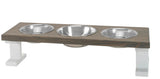Farmhouse 3 Bowl Elevated Regular Feeder | Pet Feeders | pethousekh