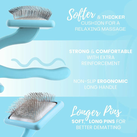 Flat Slicker Brush - Baby | Tools | pethousekh